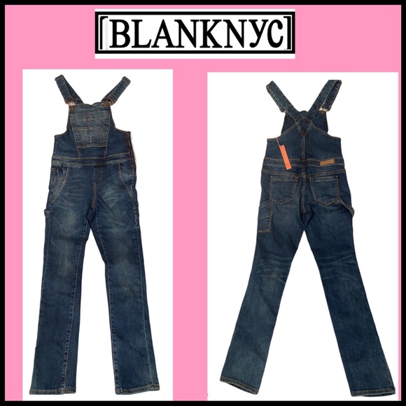 NWT BLANKNYC GIRLS BIB SKINNY OVERALLS SZ 10 - Picture 11 of 11